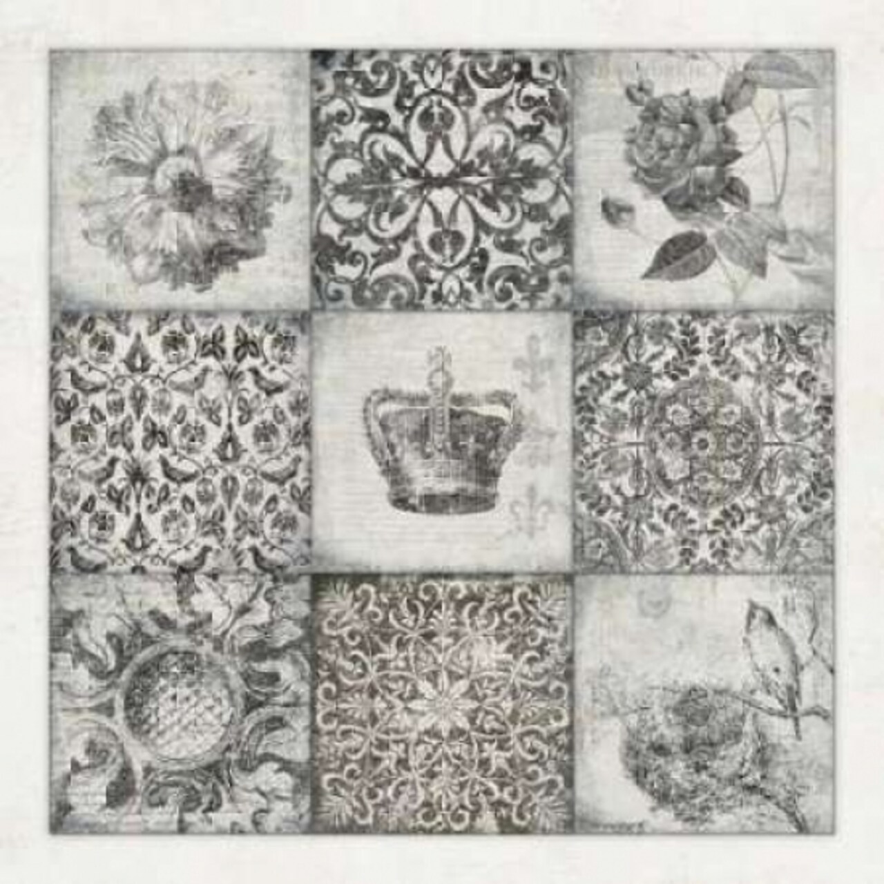 Black and White Nine Patch Poster Print by Stephanie Marrott - Item # VARPDXSM503